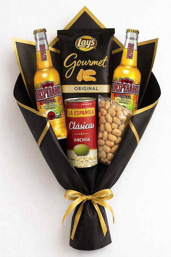 Esto no es un ramo: es una excusa elegante para liarla un poco (con Desperados).