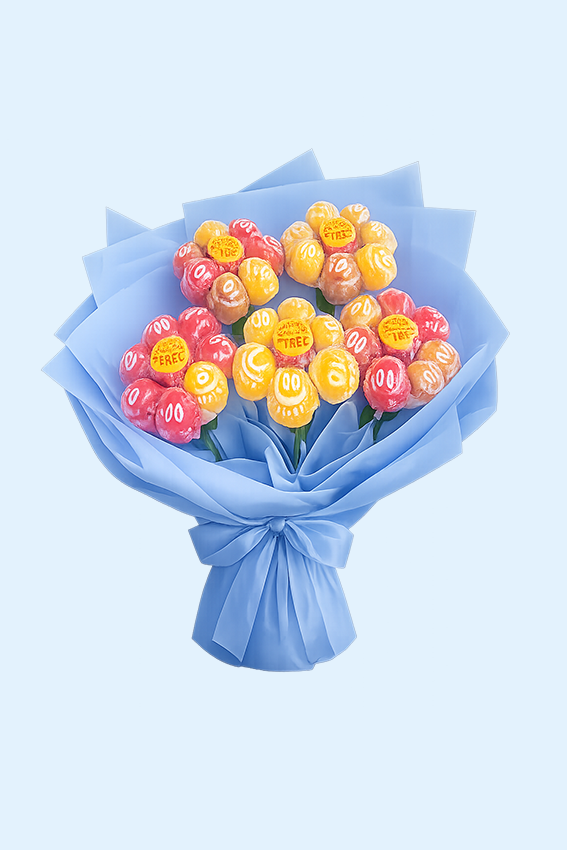 Ramo Sin flores y Sin Azúcar pero con sabor y mensaje Personalizado